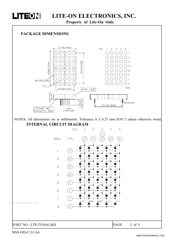 LTP-2158AG-RD