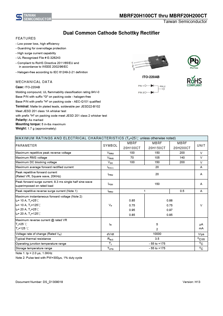 MBRF20H200CT