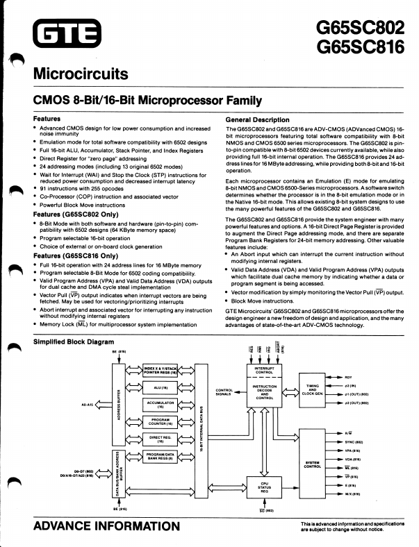 G65SC802