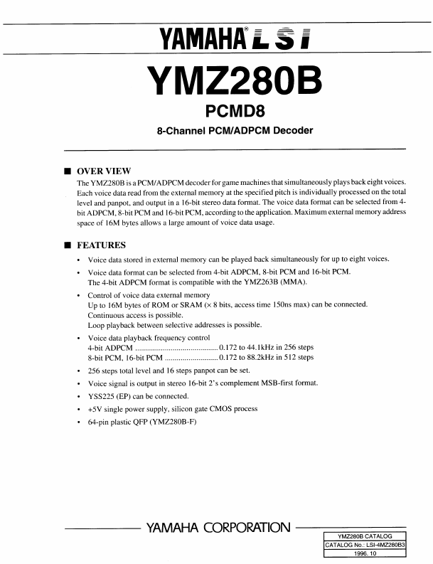 YMZ280B