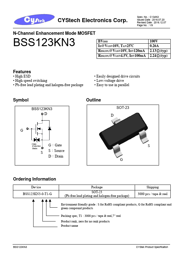 BSS123KN3