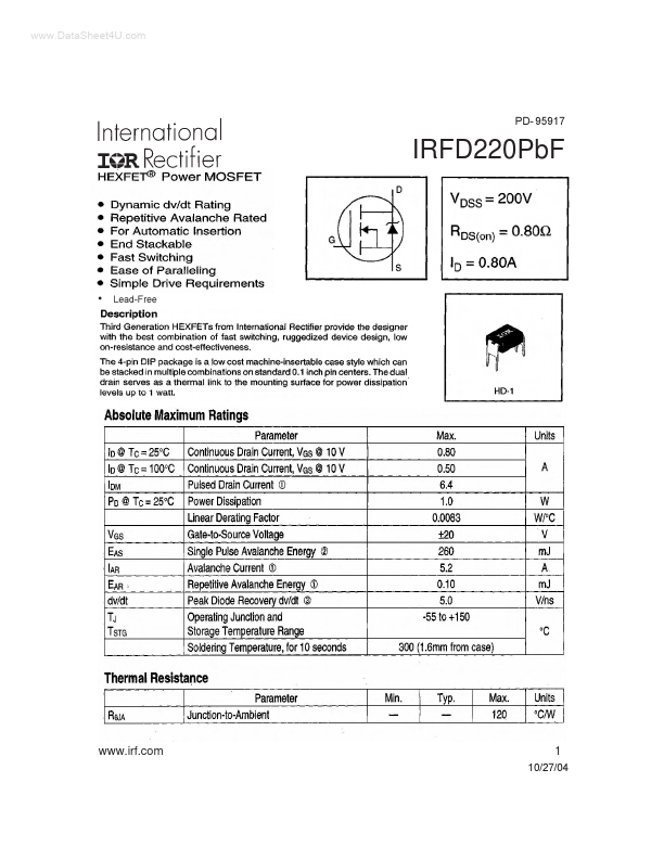 IRFD220PBF