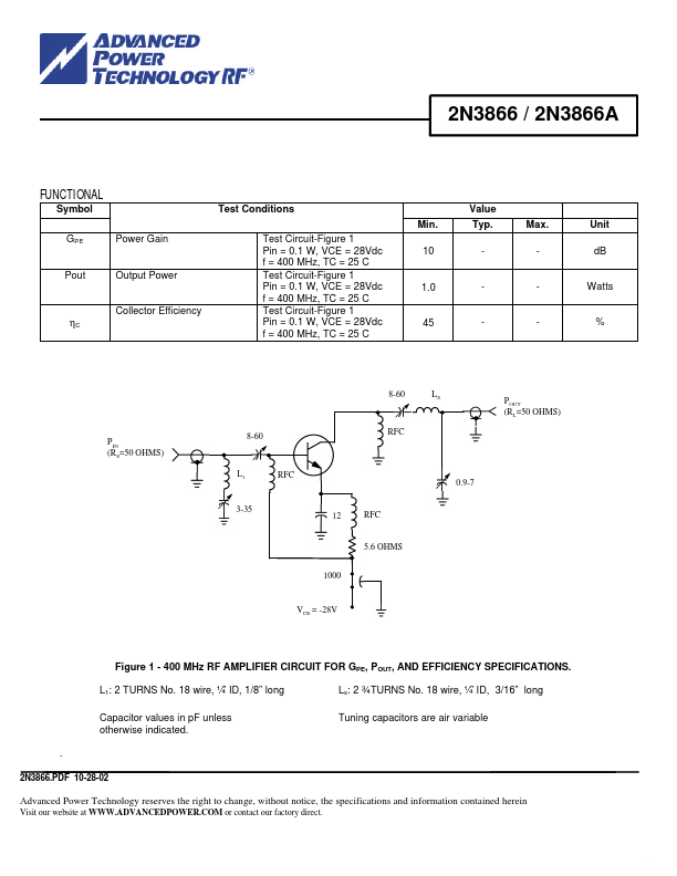 2N3866A