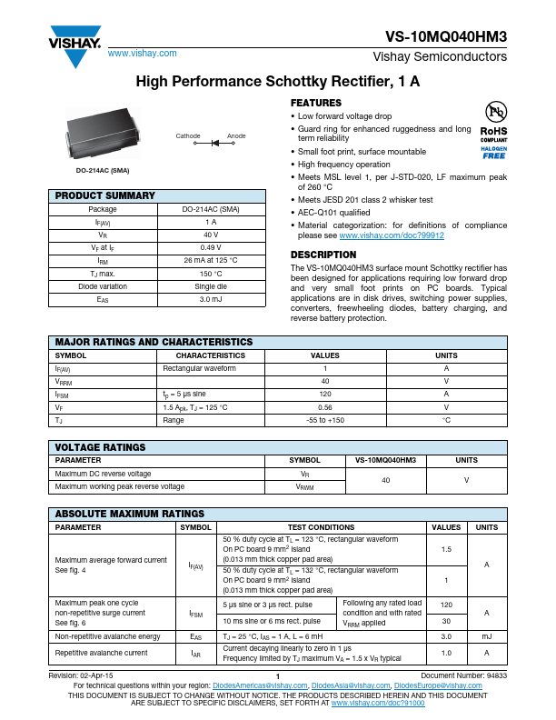 VS-10MQ040HM3