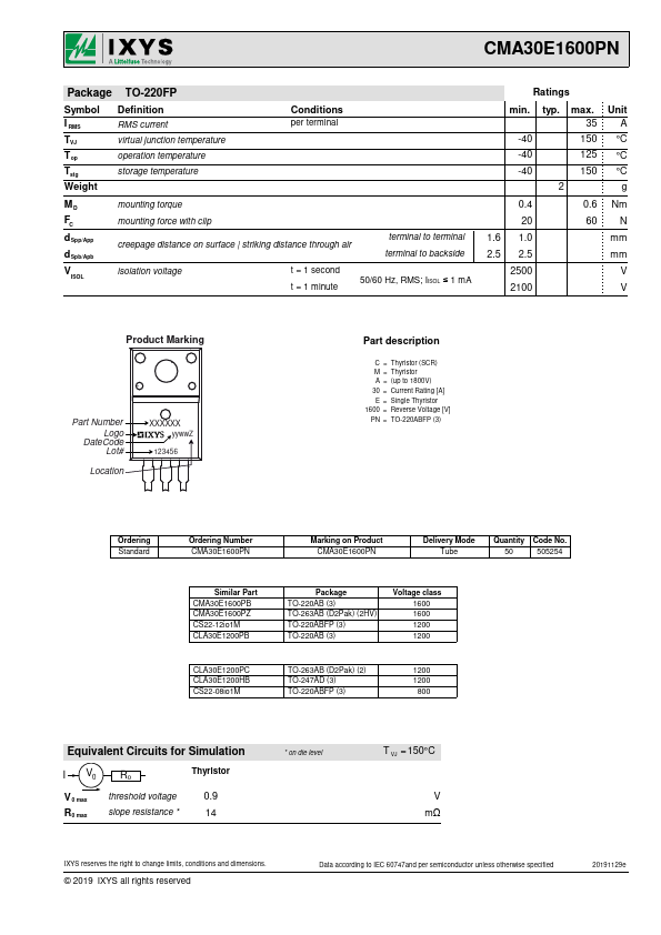 CMA30E1600PN