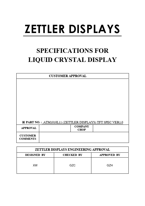 ATM1010L11 Datasheet Preview
