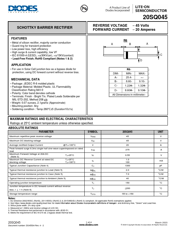 20SQ045 Datasheet Preview