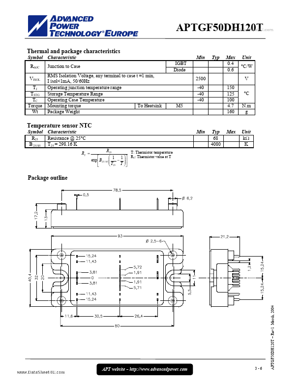 APTGF50DH120T