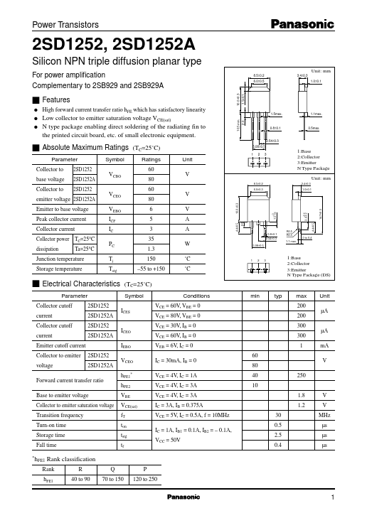 2SD1252