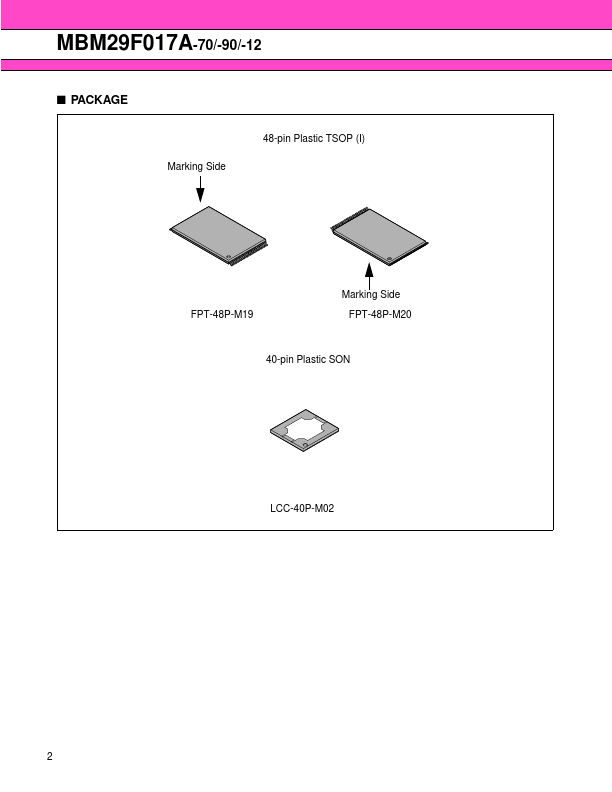 MBM29F017A-70