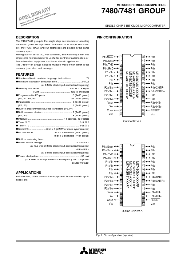 M37481M8-XXXSP