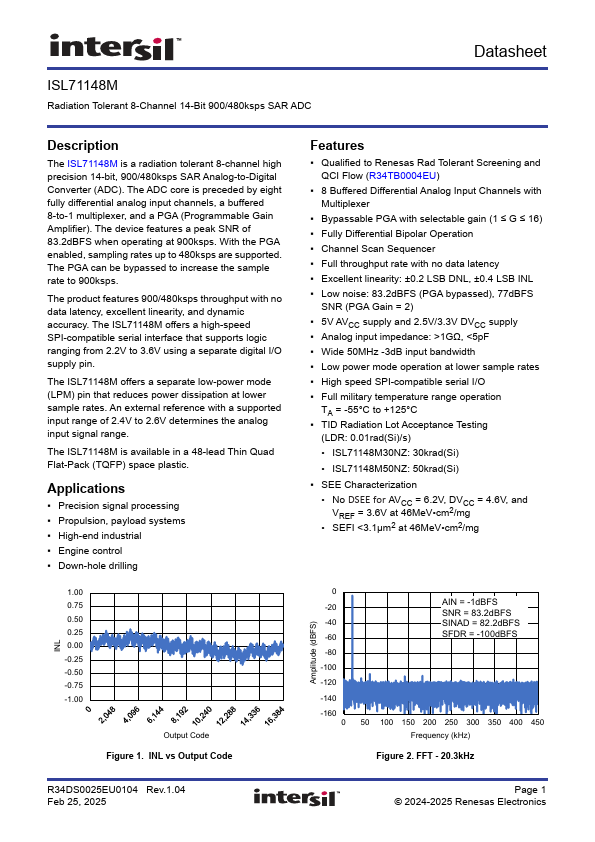 ISL71148M Datasheet Preview