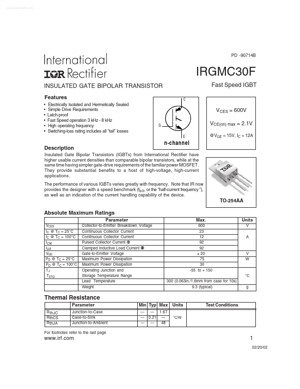 IRGMC30F