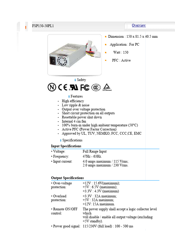 FSP150-50PL1