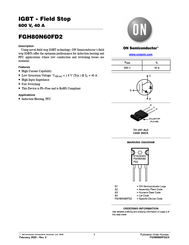 FGH80N60FD2