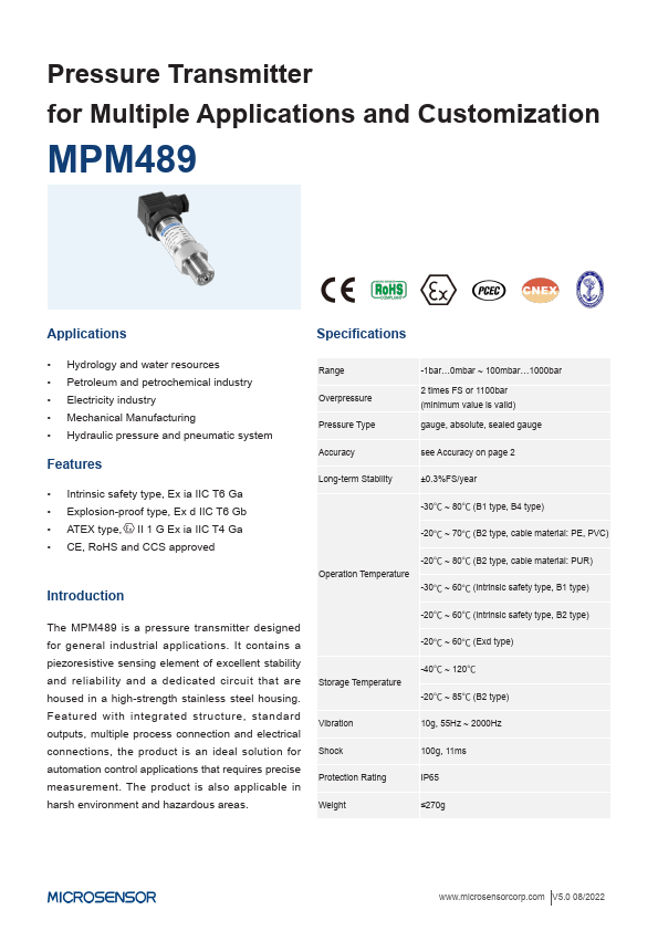 MPM489 Datasheet Preview