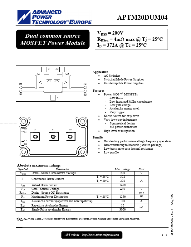 APTM20DUM04