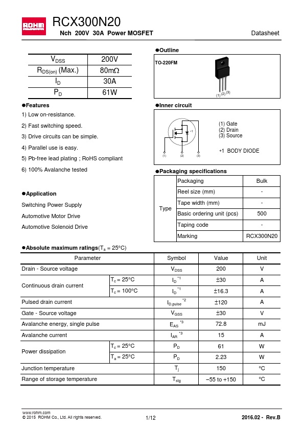 RCX300N20