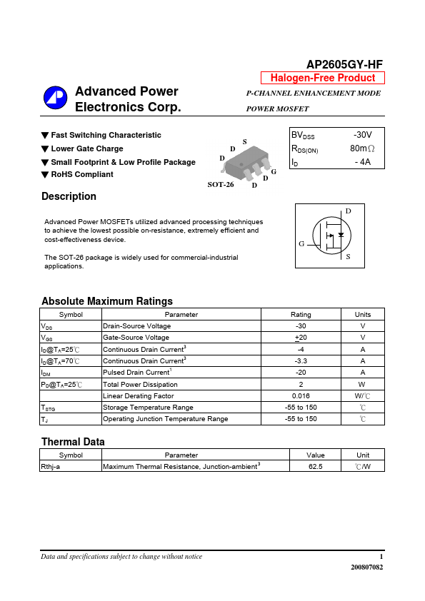 AP2605GY-HF