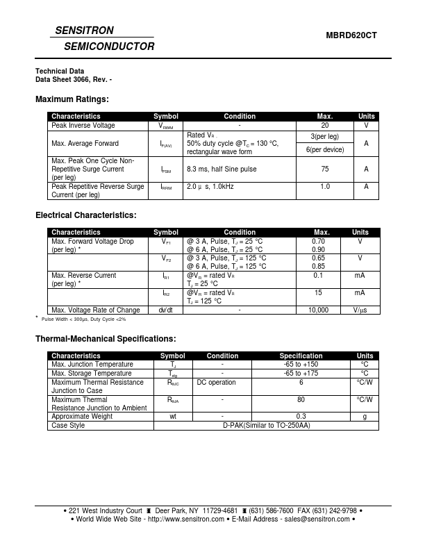 MBRD630CT