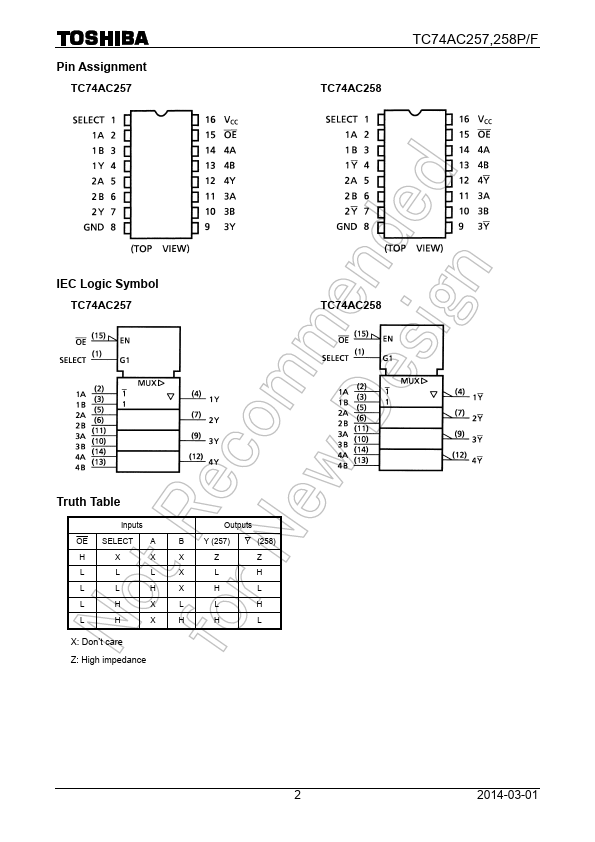 TC74AC257F