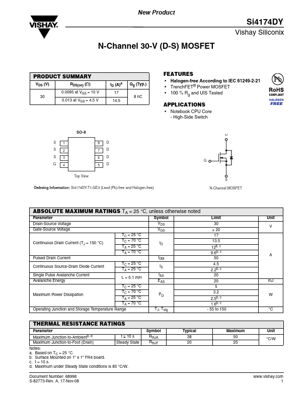 SI4174DY