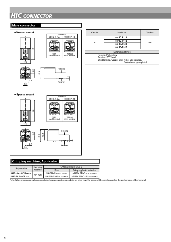 SNAC3-A021GF-M0.64-1