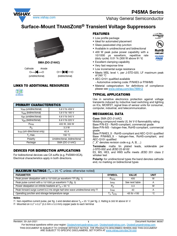 P4SMA10A