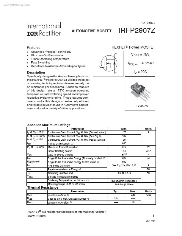 IRFP2907Z