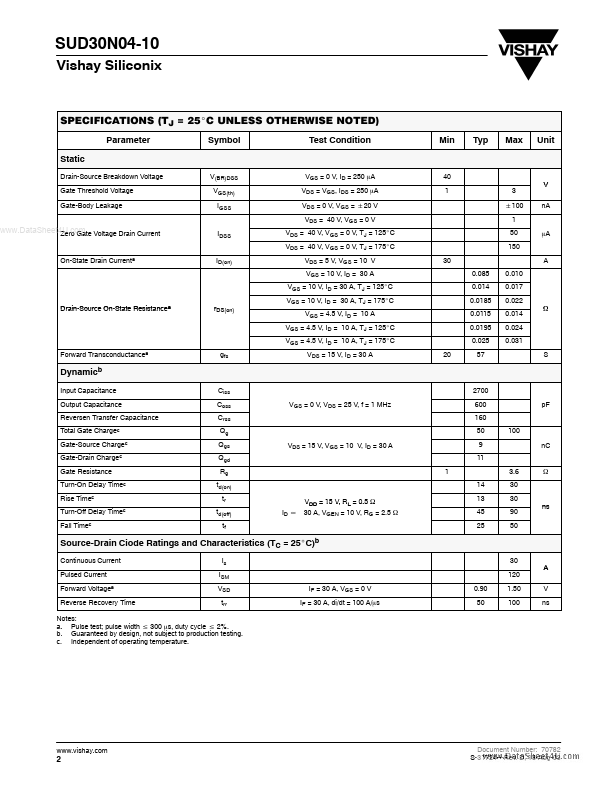 SUD30N04-10