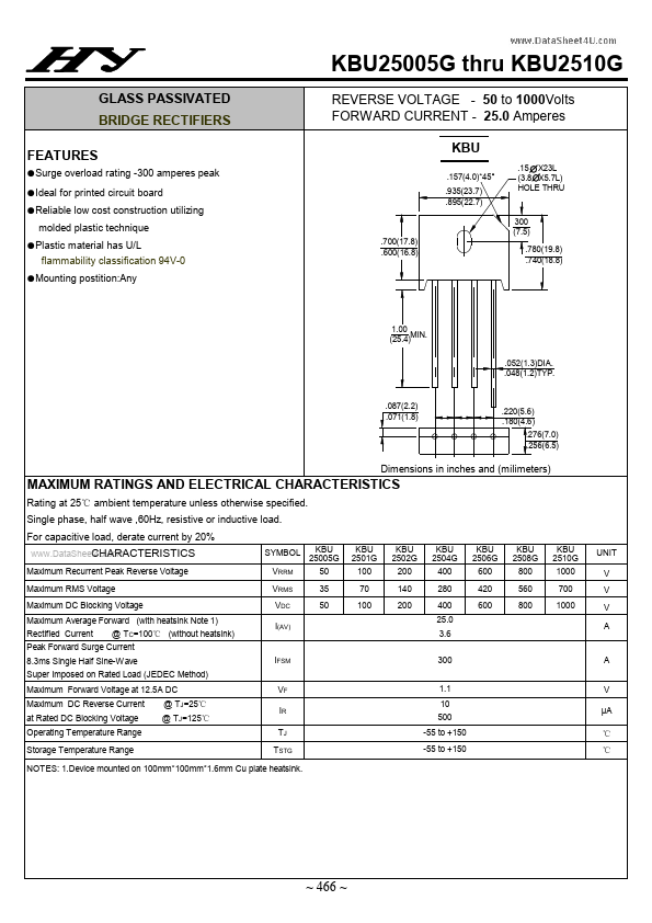 KBU2502G