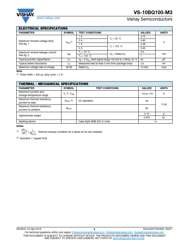 VS-10BQ100-M3