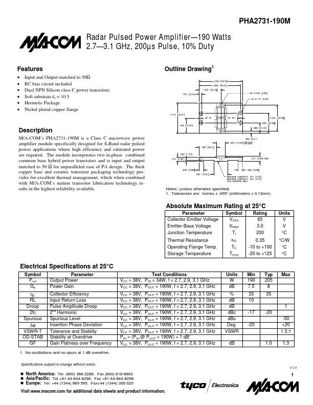 PHA2731-190M