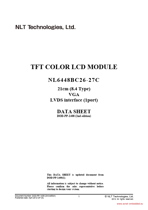 NL6448BC26-27C