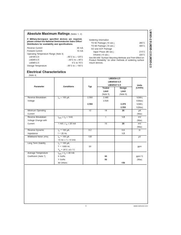 LM385-2.5