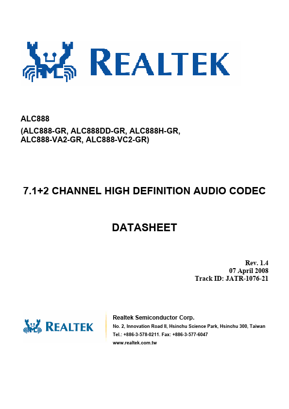 ALC888-VC2-GR