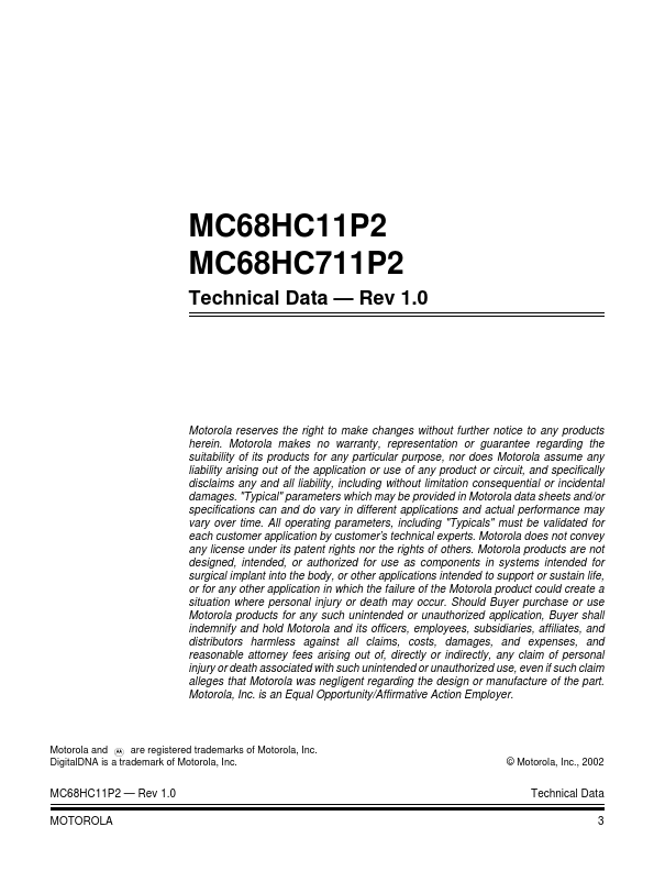 MC68HC711P2