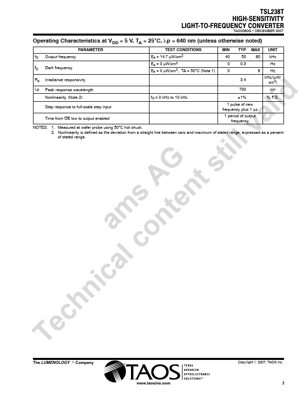 TSL238T