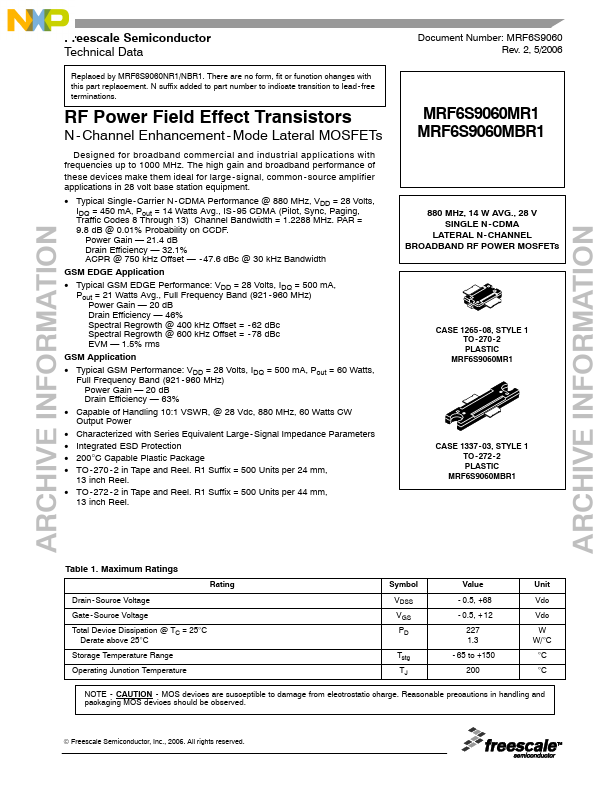 MRF6S9060MR1