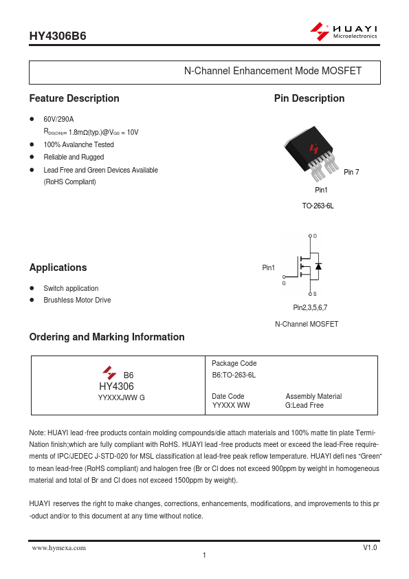 HY4306B6 Datasheet Preview