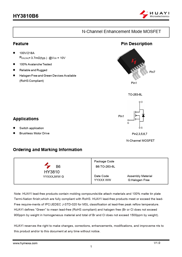 HY3810B6 Datasheet Preview
