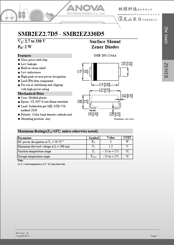 SMB2EZ270D5