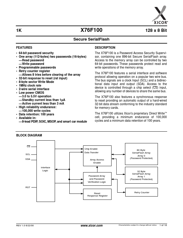 X76F100