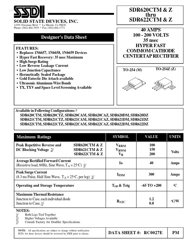 SDR622CTM