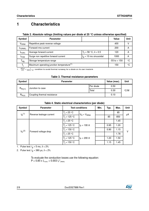 STTH240F04