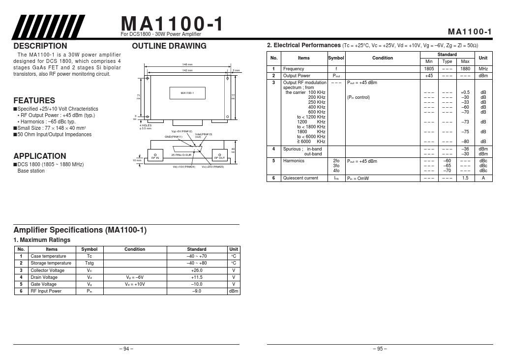 MA1100-1