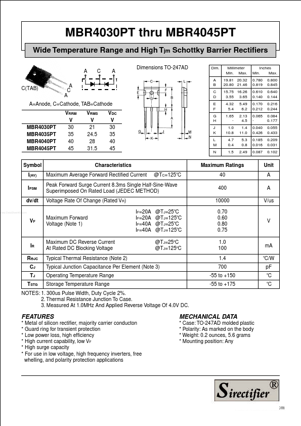 MBR4040PT