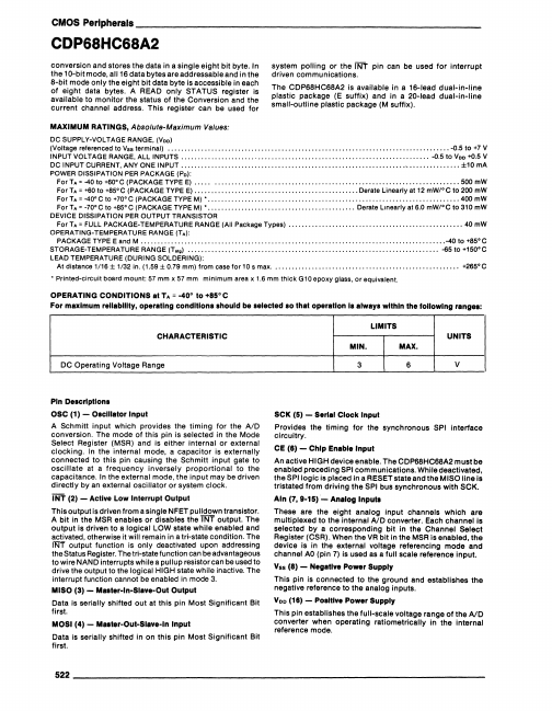 CDP68HC68A2