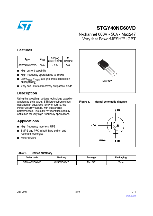 GY40NC60VD