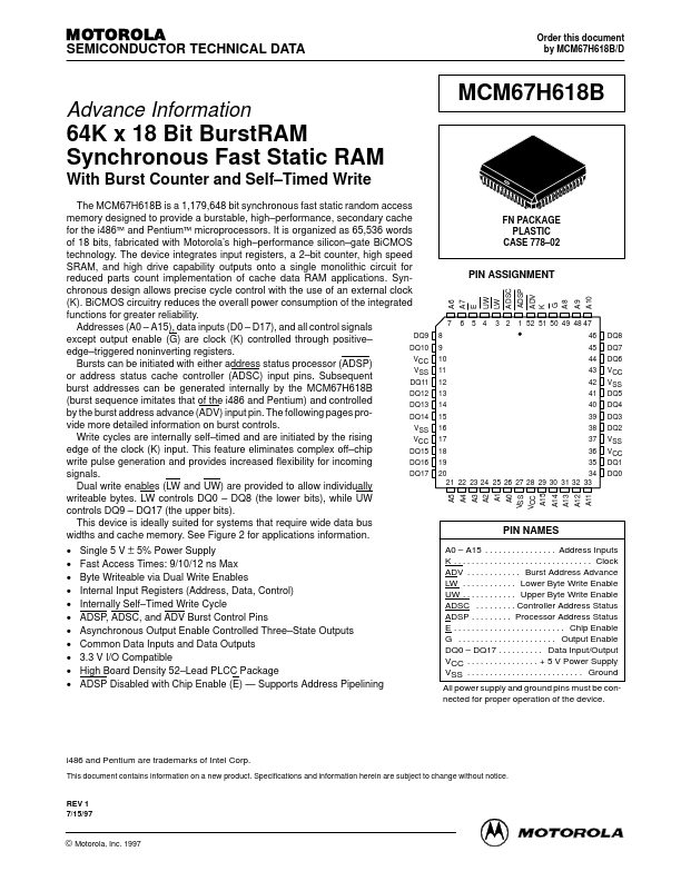 MCM67H618B